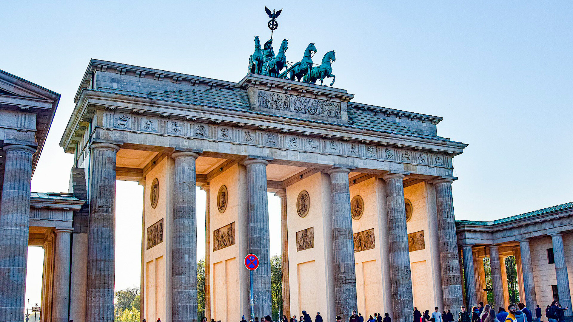 Brandenburger Tor i Berlin, Tyskland
